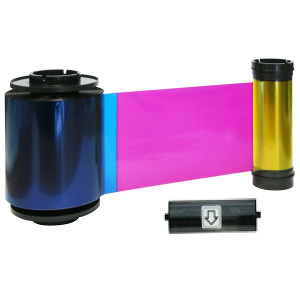 Picture of Smart-70  UV 4-color ribbon/dye film (YMCKO / YMCFKO) - 500 print. Smart 55659114 / 659114.